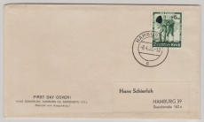 DR, 1938, Mi.- Nr.: 662 als EF auf FDC- Ortsbrief innerhalb Hamburg´s