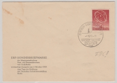 Berlin, 1950, Mi.- Nr.: 71 auf FDC, ungelaufen