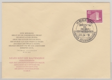 Berlin, 1954, Mi.- Nr.: 122 auf FDC, nicht gelaufen