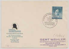 Berlin, 1952, Mi.- Nr.: 87 auf (amtl.) FDC, nicht gelaufen