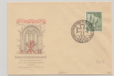 Berlin, 1953, Mi.- Nr.: 107 auf (amtl.) FDC, nicht gelaufen