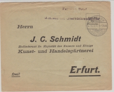 DSWA, 1907, Feldpostbrief, gelaufen von Windhuk nach Erfurt