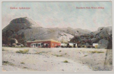 DSWA, ca. 1910, Postkarte (nicht gelaufen), Bildseite, Ansicht: Station Spitzkopje, DSWA