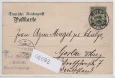 Kamerun, 1903, Mi.- Nr.: 8, als EF auf Bildpostkarte (Missionsstation Buea) von Buea nach Goslar