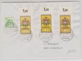 Nrn.: 948 U (3x) u.a. als MiF auf Fernbrief von Röthenbach nach Wildenheid