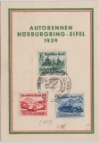 DR. Nrn.: 695- 697 auf Satzkarte (nicht gelaufen), mit anlaßbezogenen Stempeln, sehr dekorativ! Geprüft Schlegel BPP