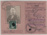 DR, 1944, Mi.- Nr.: 796 als EF auf Postausweiskarte von Berlin