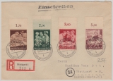 DR, 1944, 869- 872, kpl. OR- Satz, als MiF auf Einschreiben- Ortsbrief innerhalb Stuttgart´s