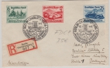 DR, 1939, Mi.- Nr.: 686- 88, kpl. Satz als MiF- FDC(!) auf R- Ortsbrief innerhalb von Berlin´s, mit Sonderstempel