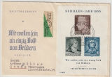 DDR, 1955, Mi.- Nr.: Bl. 12, auf FDC, gelaufen?