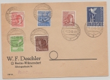 D., Kontrollrat, 1948, Mi.- Nr.: 962 u.a. in MiF auf FDC, mit Stempel Berlin, nicht gelaufen