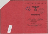 III. Reich, 1944, Mi.- Nr.: 787 (30x) als MeF auf (ausgezahlter) Postsparkarte,von Mainz, Sehr seltene Verwendung!!!