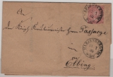 NDP / Nachverw. AD- Stempel / Pr., 1869, 1 Gr. EF auf Fernbrief von Marienburg (Nachverw. AD- Stempel / Pr.) nach Elbing