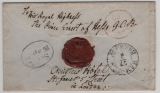 Meckl.- Schwerin, Incomming mail, ca. 1849, Auslandsbrief aus GB, von London via ..., Hamburg nach Dammeretz