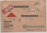 DDR, 1950, Mi.- Nr.: 242 (vom ER, mit DZ), u.a., rs. als MiF auf Einschreiben- NN- Fernbrief von Berlin nach Möckern